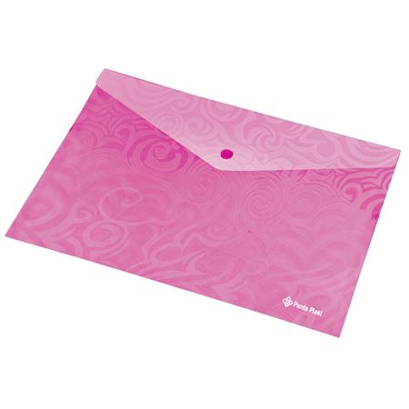 Irattartó tasak, A4, PP, patentos, 180 mikron, PANTA PLAST "Tai Chi", málna